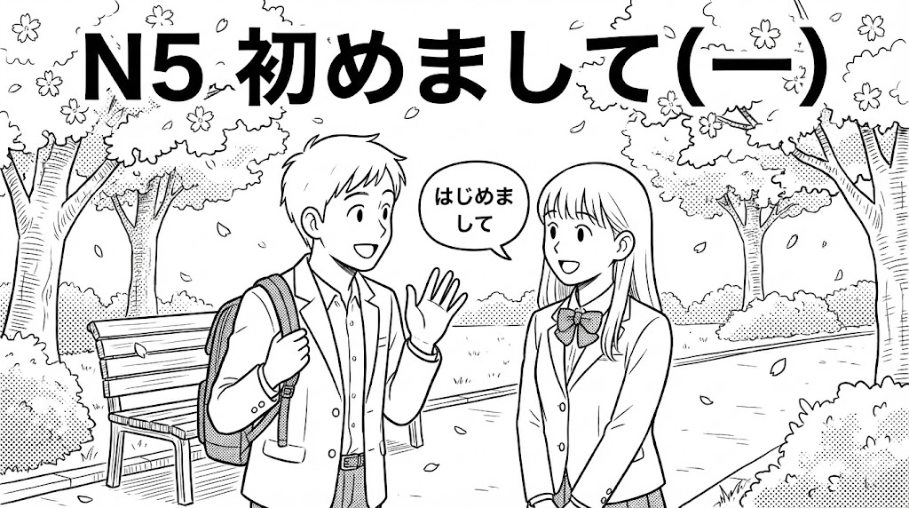 N5 初めまして（一）